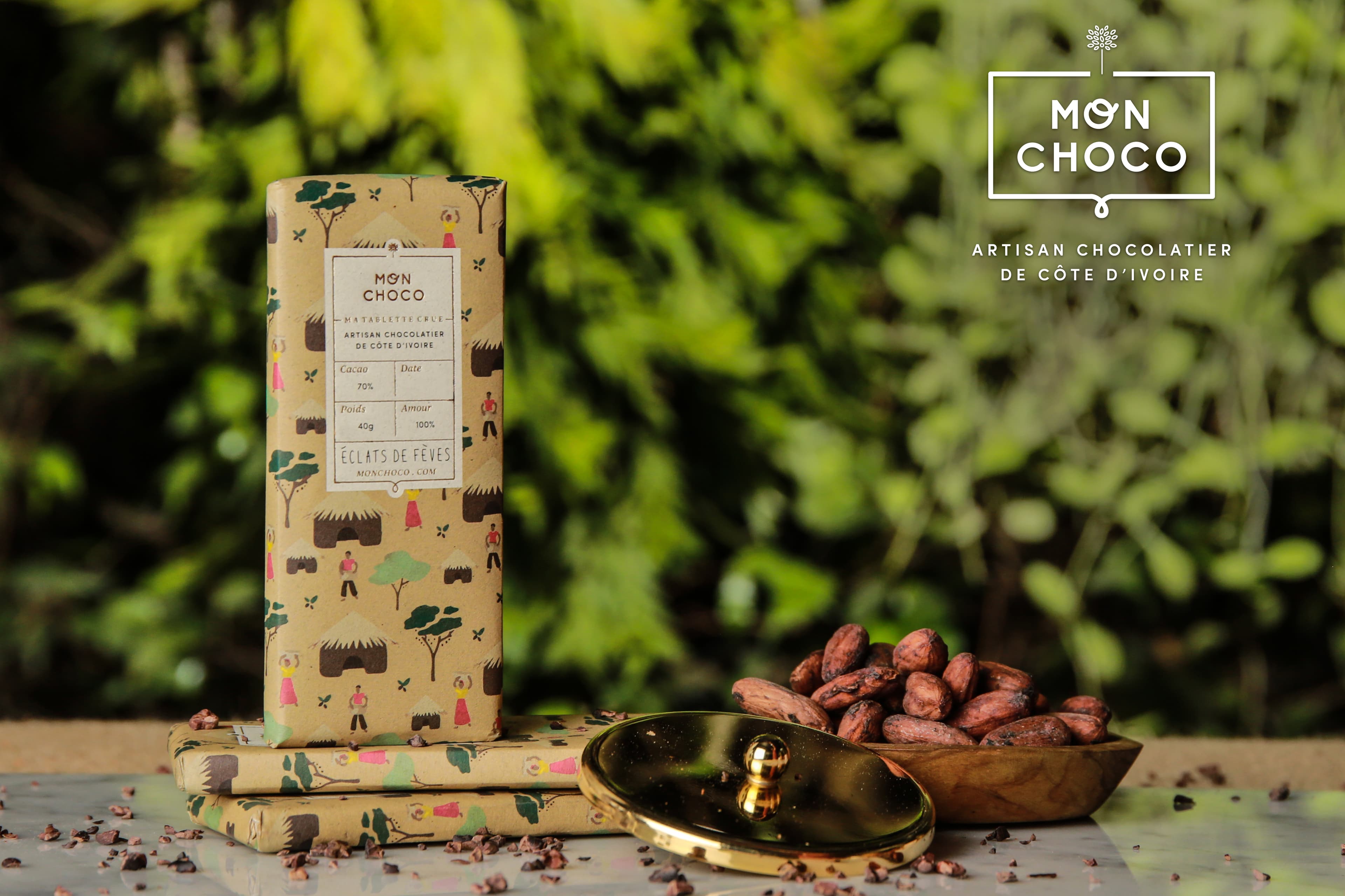 Tablette 40g Classique Eclats des fèves de cacao