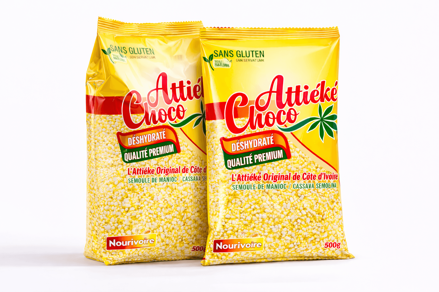 Attiéké Déshydraté Choco 500g – Semoule de Manioc Ivoirienne