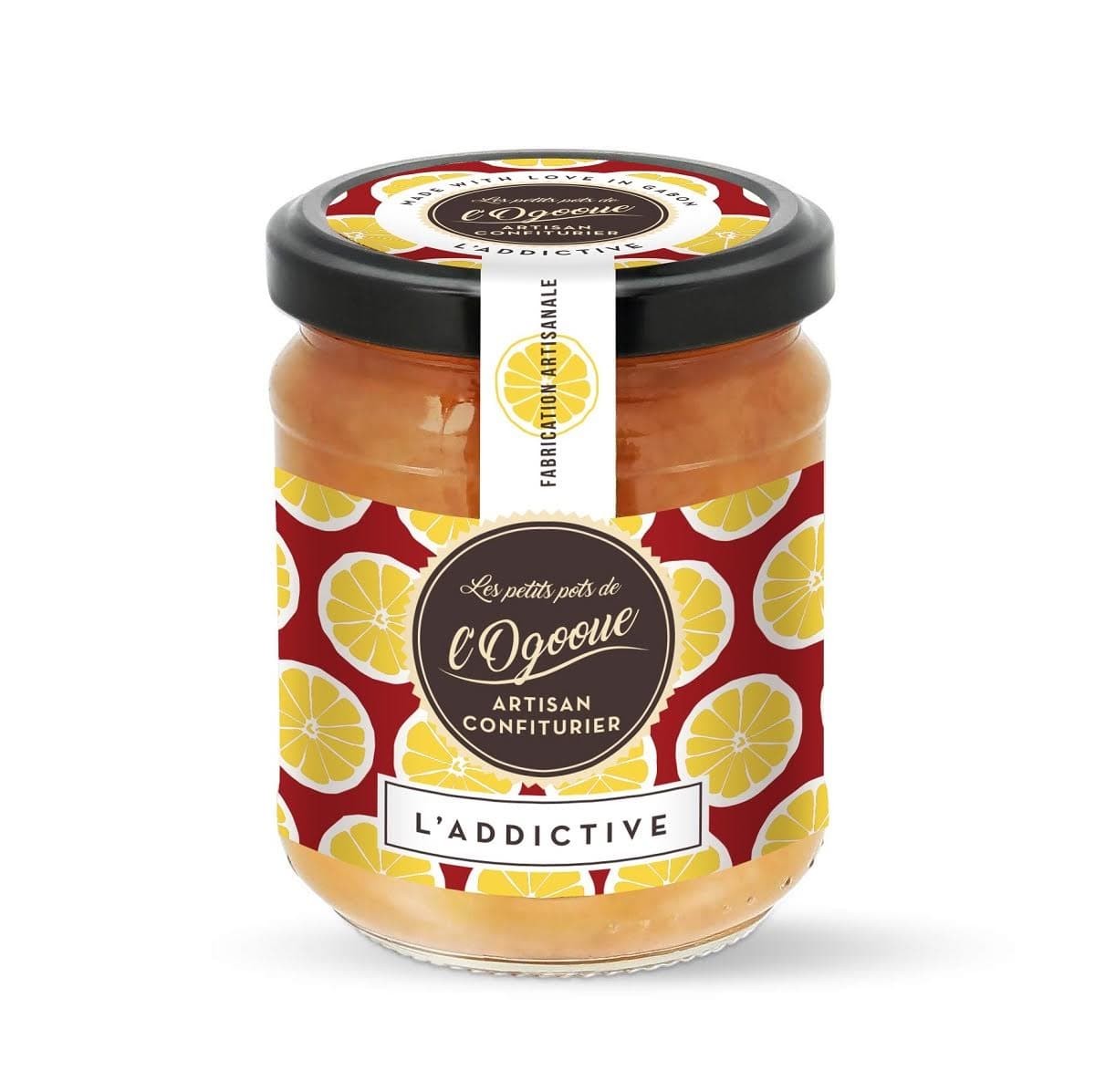 Confiture Pamplemousse Vanille L’Addictive – Saveur Intense – Gabon – 250g